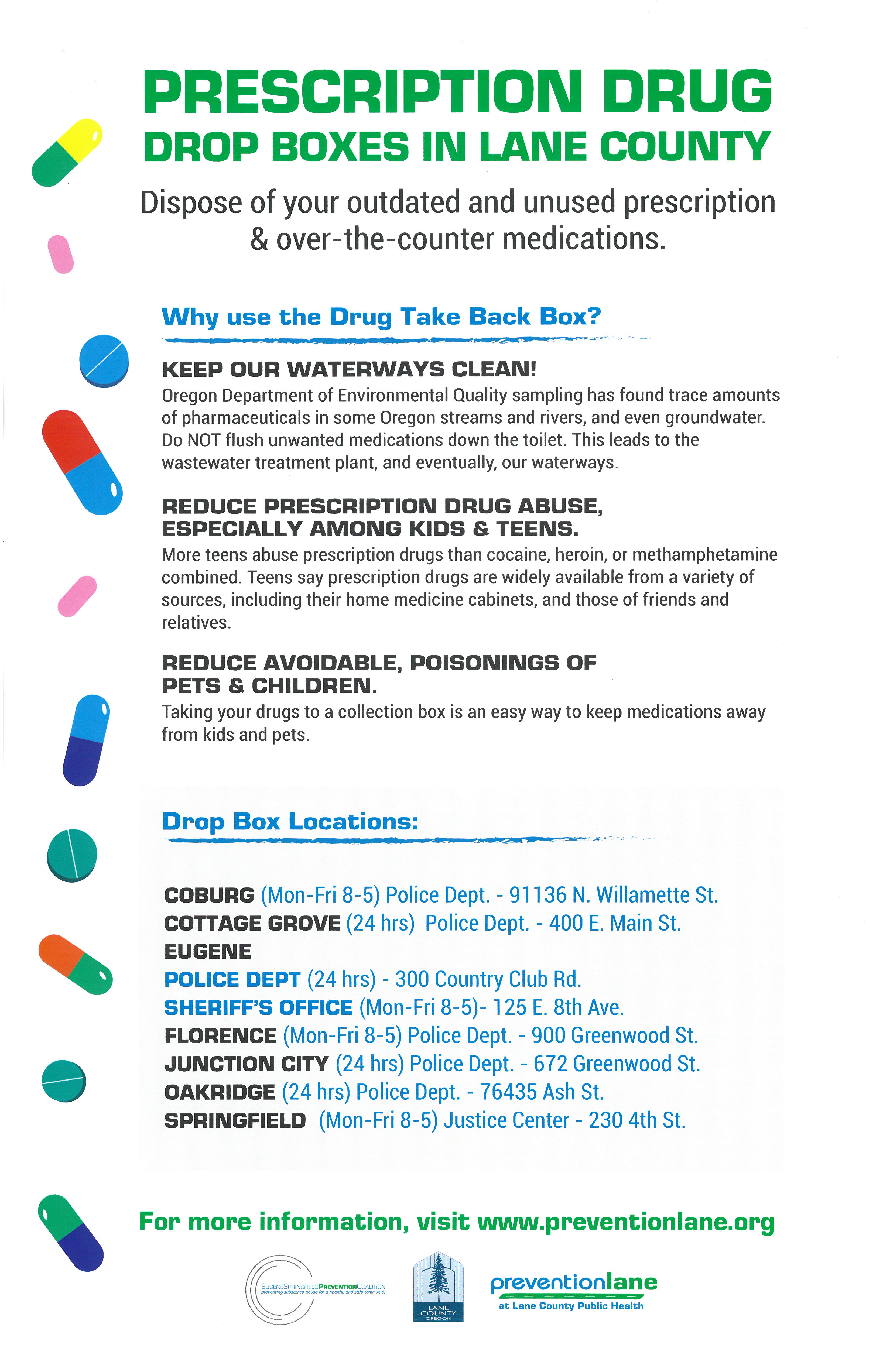 Drug Disposal - Prescription Drug Disposal Poster