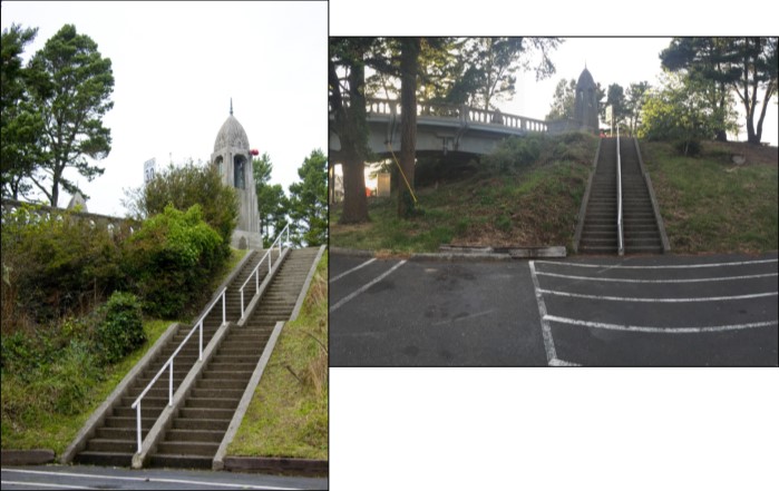 Siuslaw Bridge Steps Picture