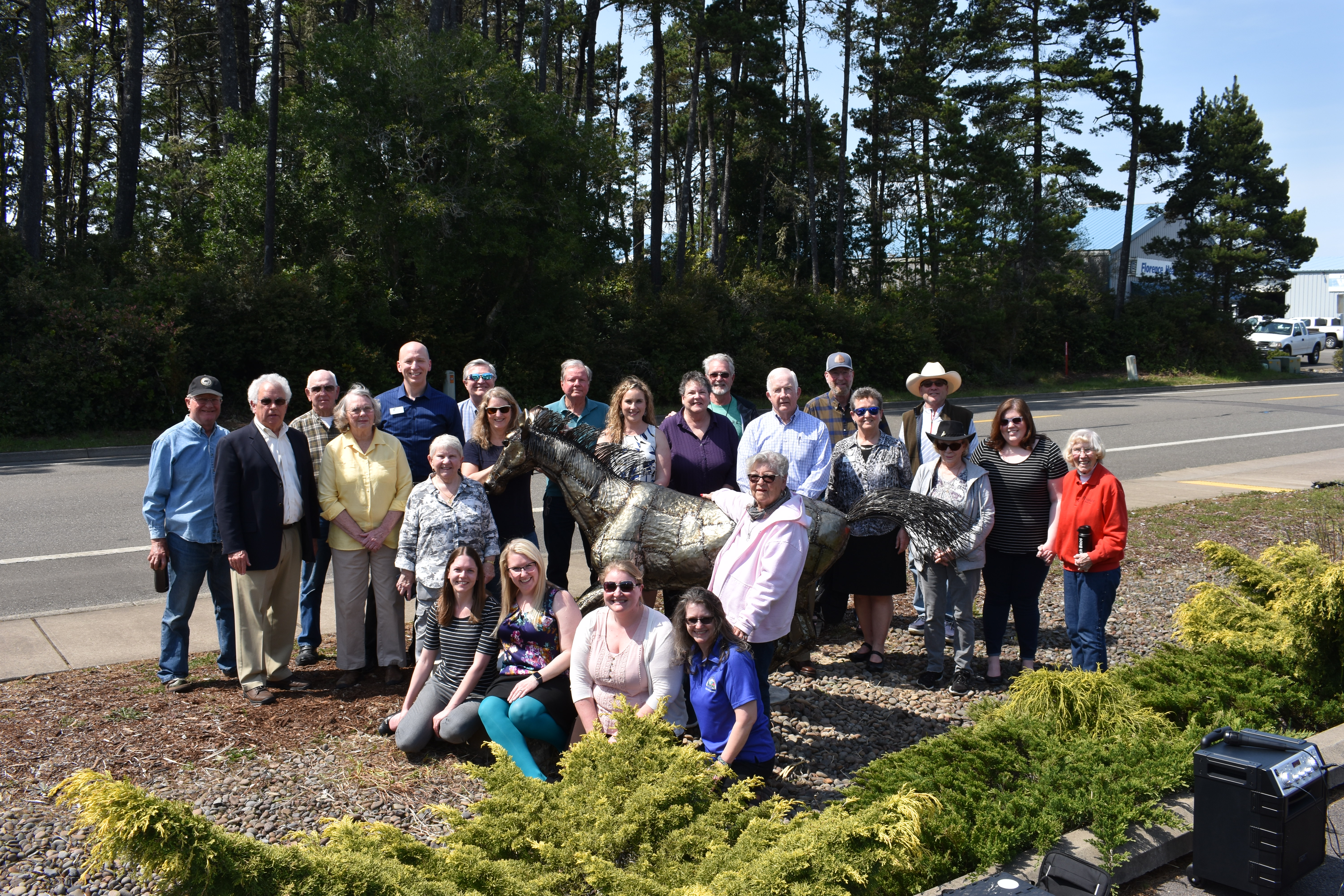 Horse Installation Group Photo