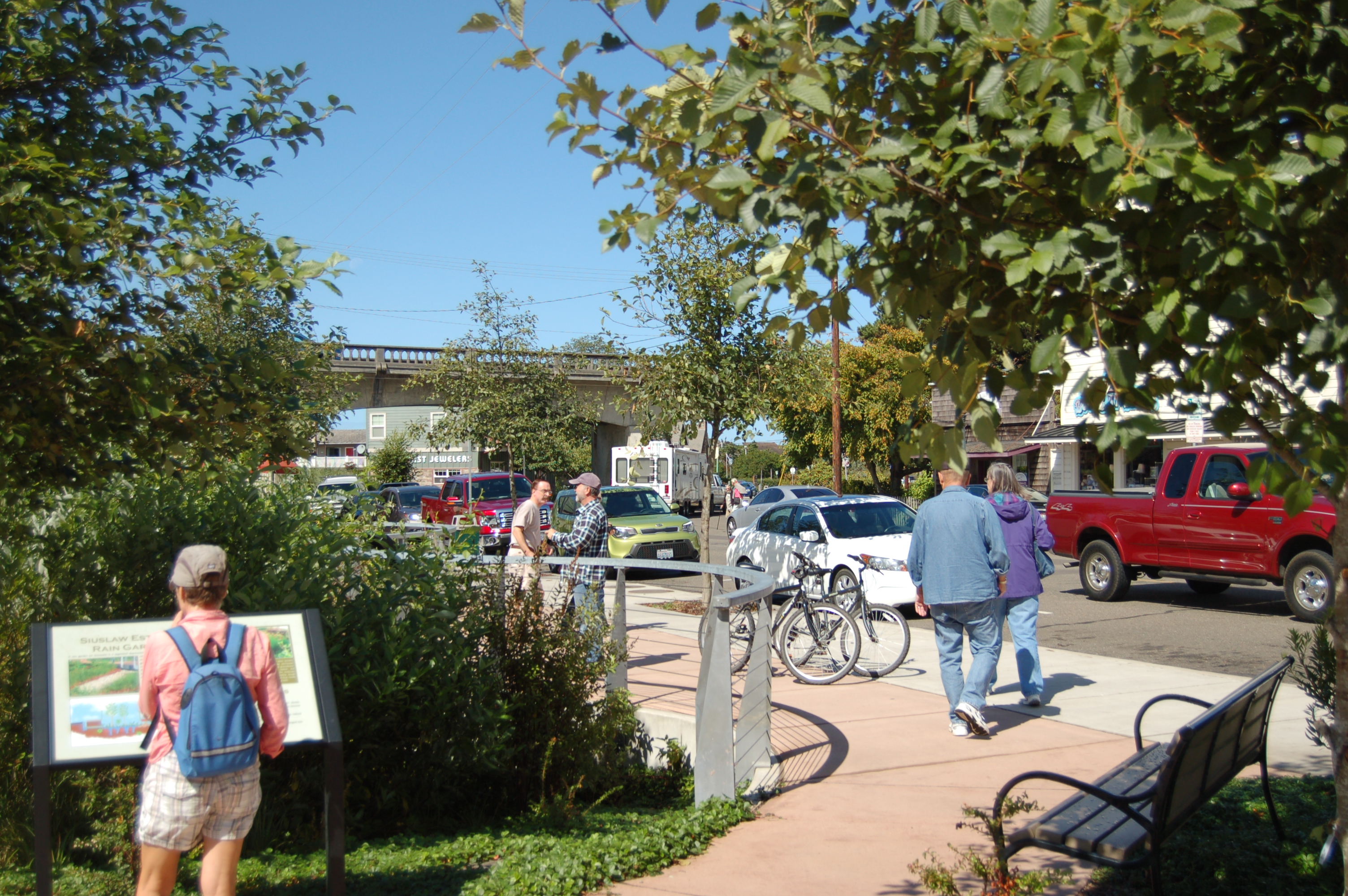 People in Interpretive Park