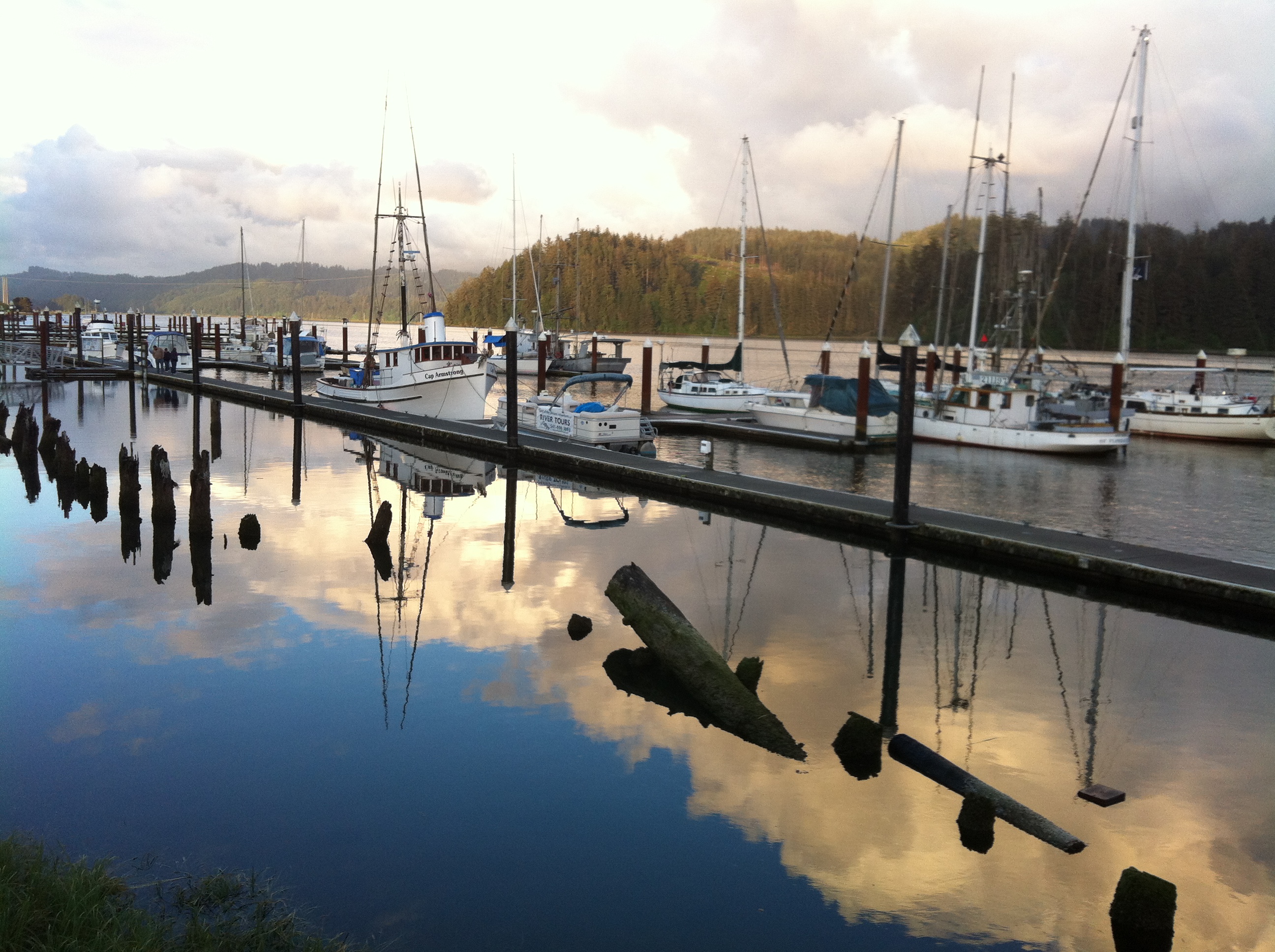 Boats in the Florence Harbor