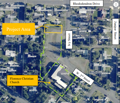 Arial Site Plan with Labels