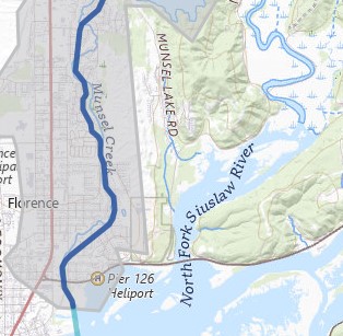 Munsel Creek Map