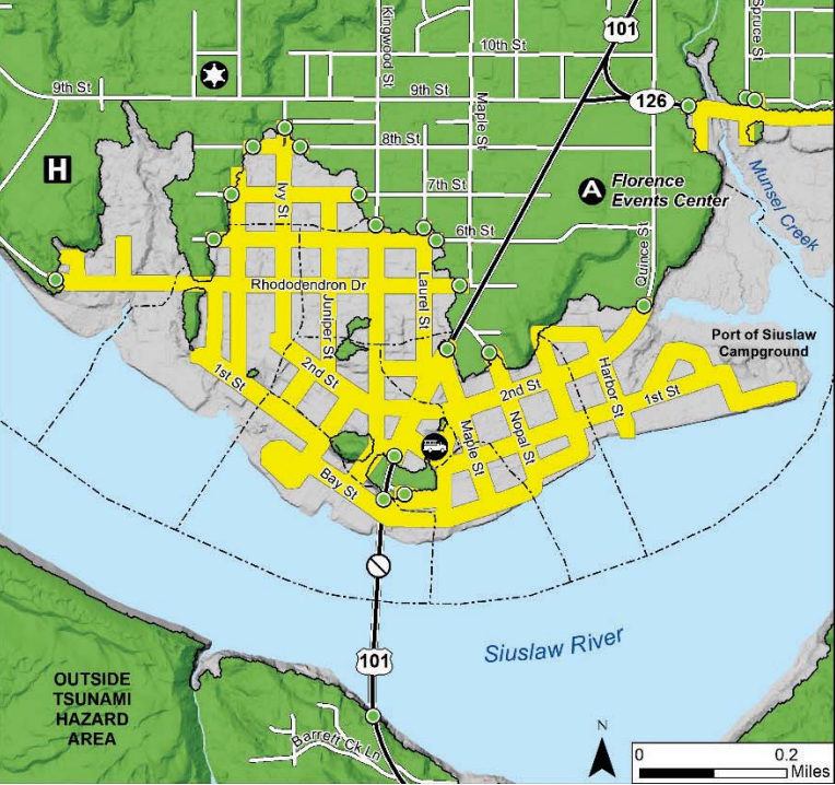 Old Town Beat the Wave Map