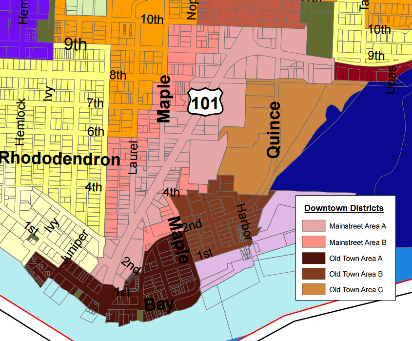 Downtown zoning district 