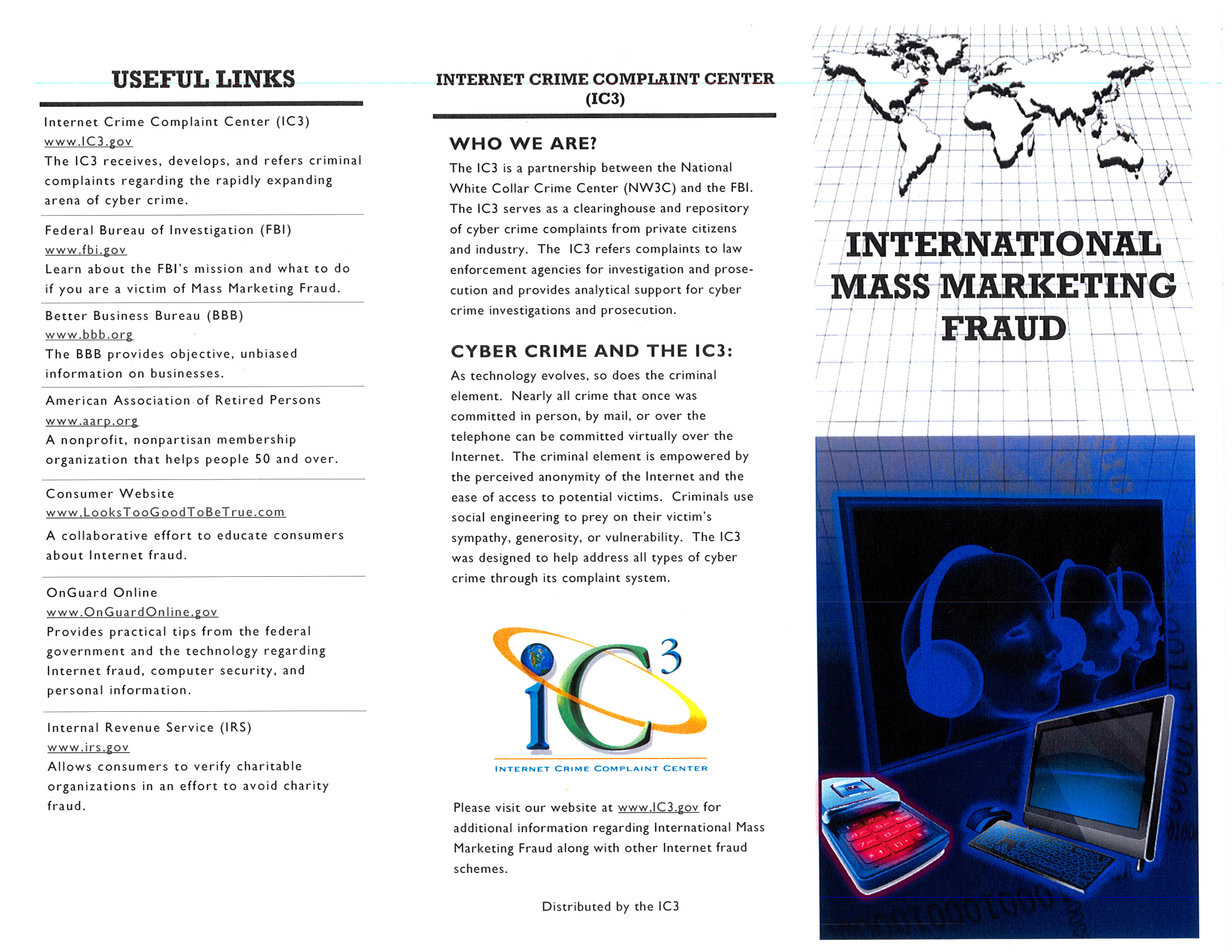 International Mass Marketing Fraud Page 1