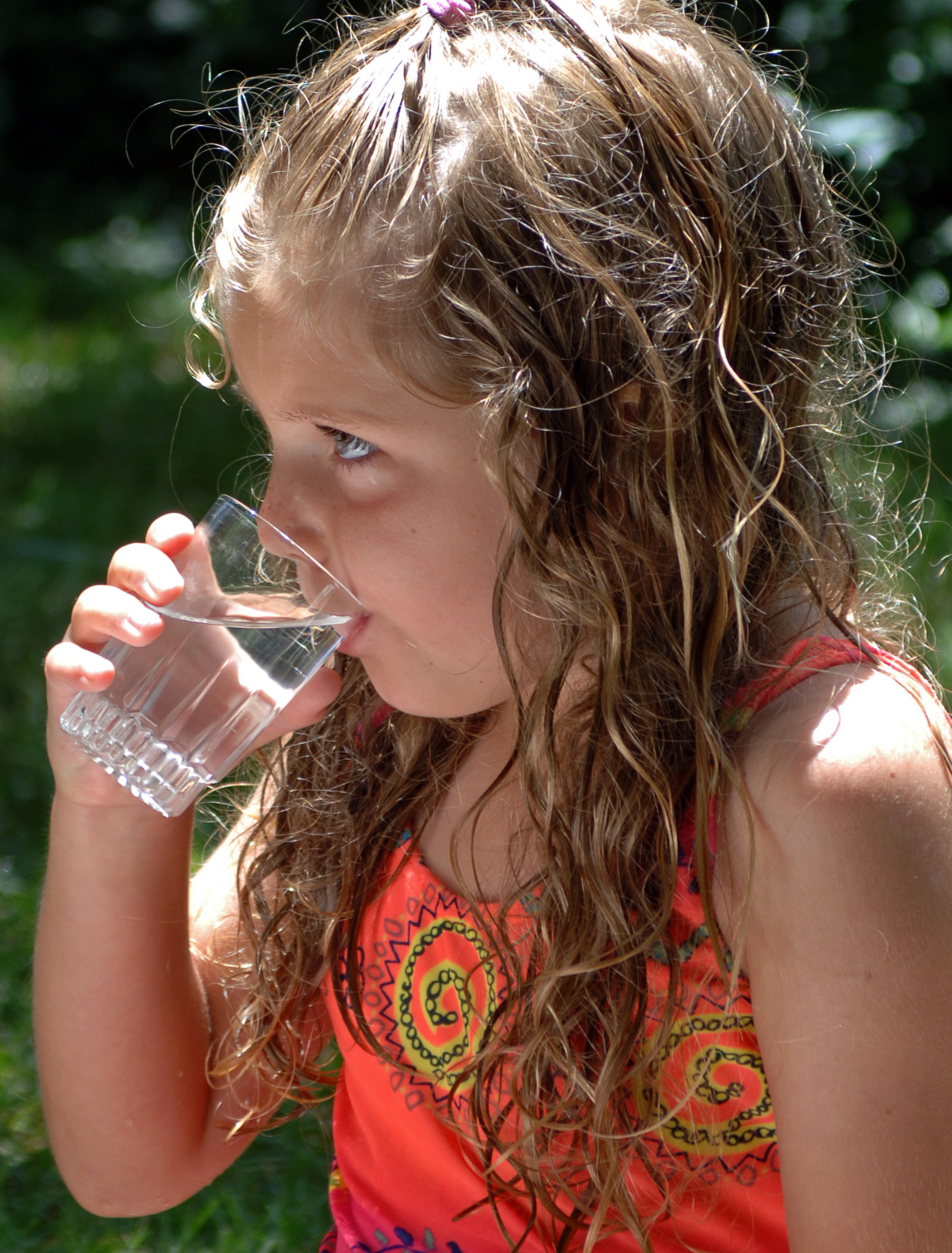 Child Drinking Water