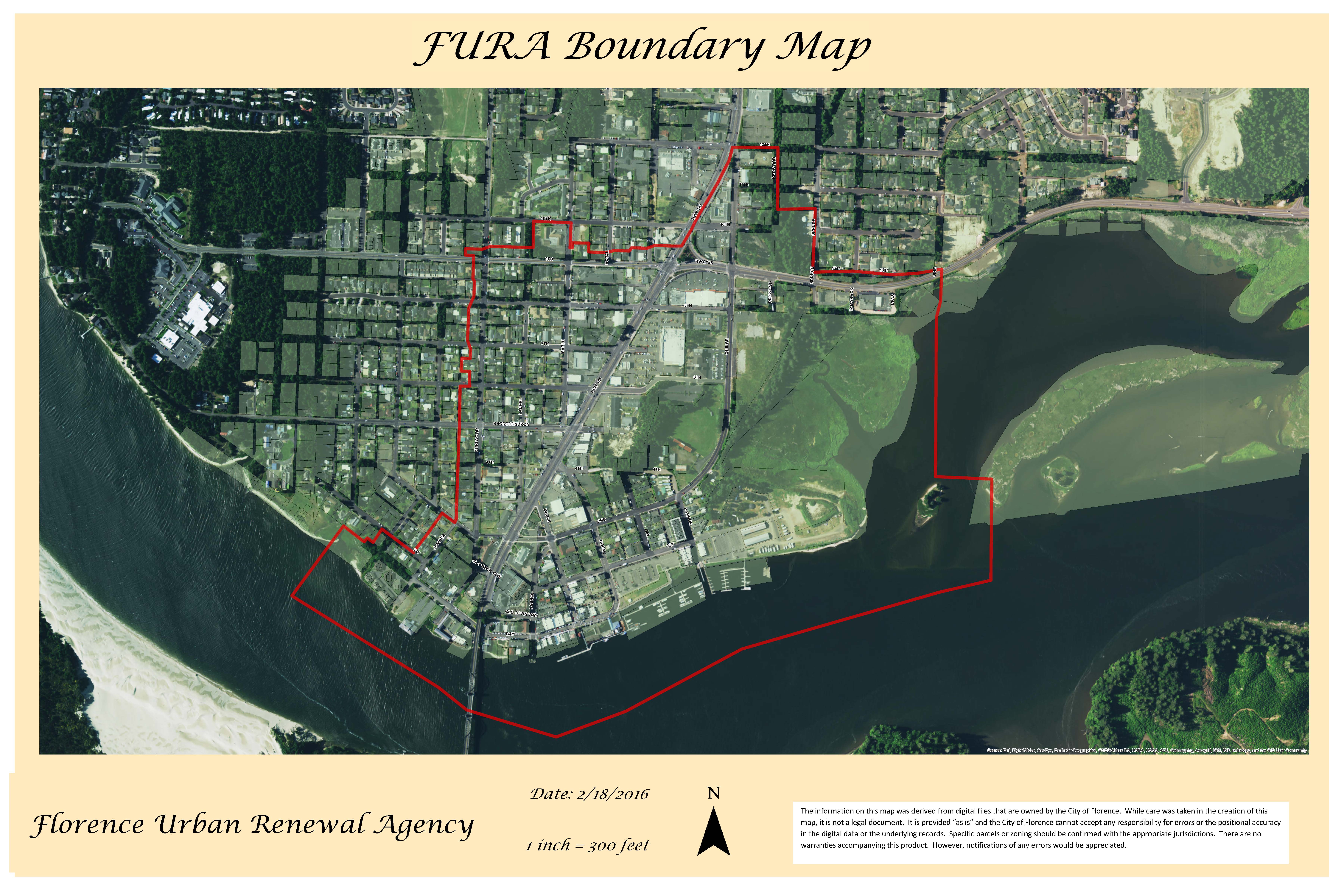 Florence Urban Renewal District Boundaries