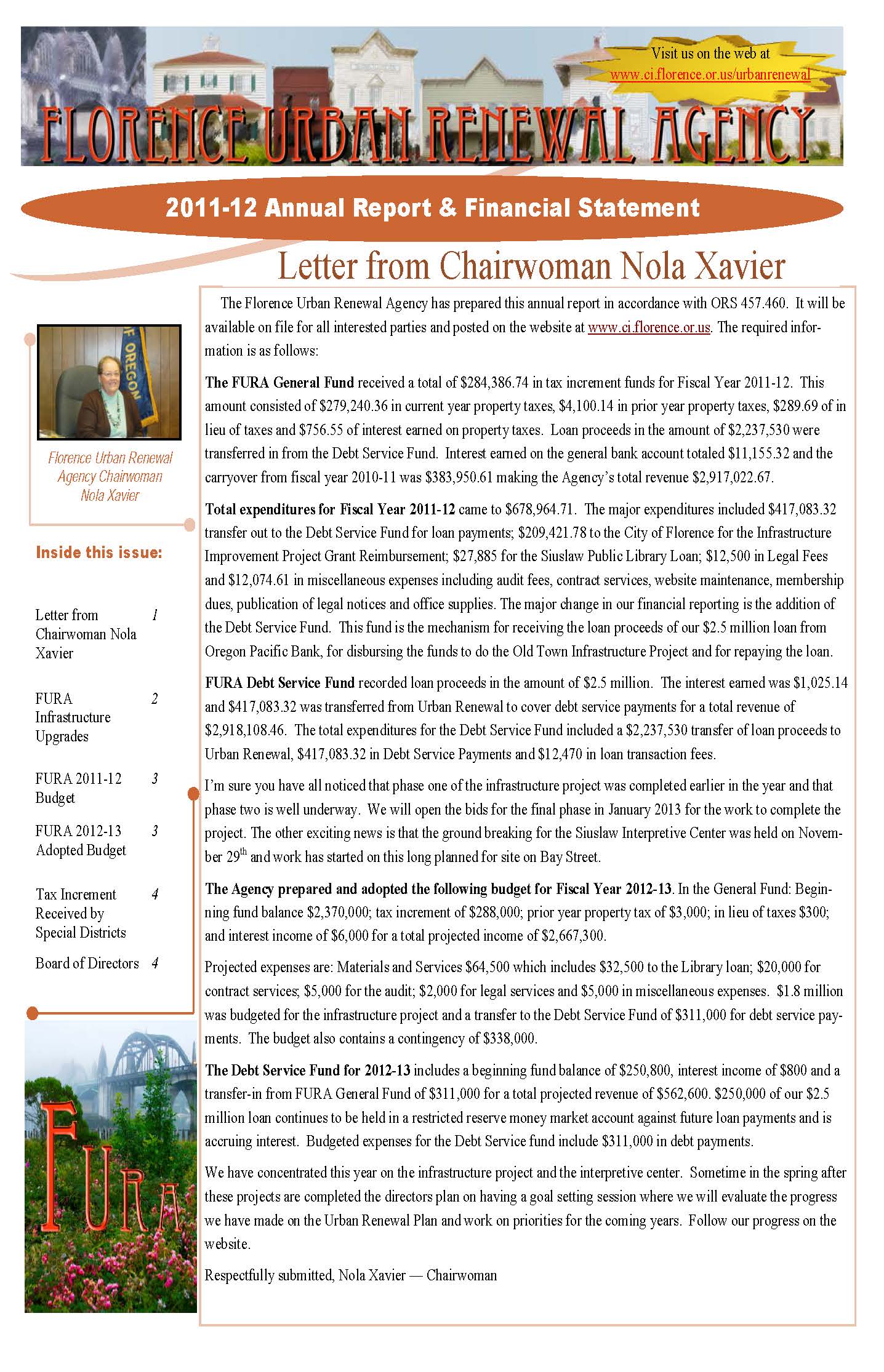 FURA Report 11-12 page 1