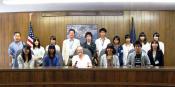 Mayor Xavier and the 2013 Japanese Delegation.