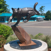 Bounding Cougar by Steve Tyree Bounding Cougar by Steve Tyree
