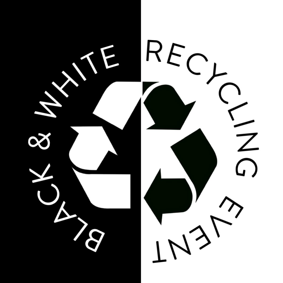 Black & White Recycling Event