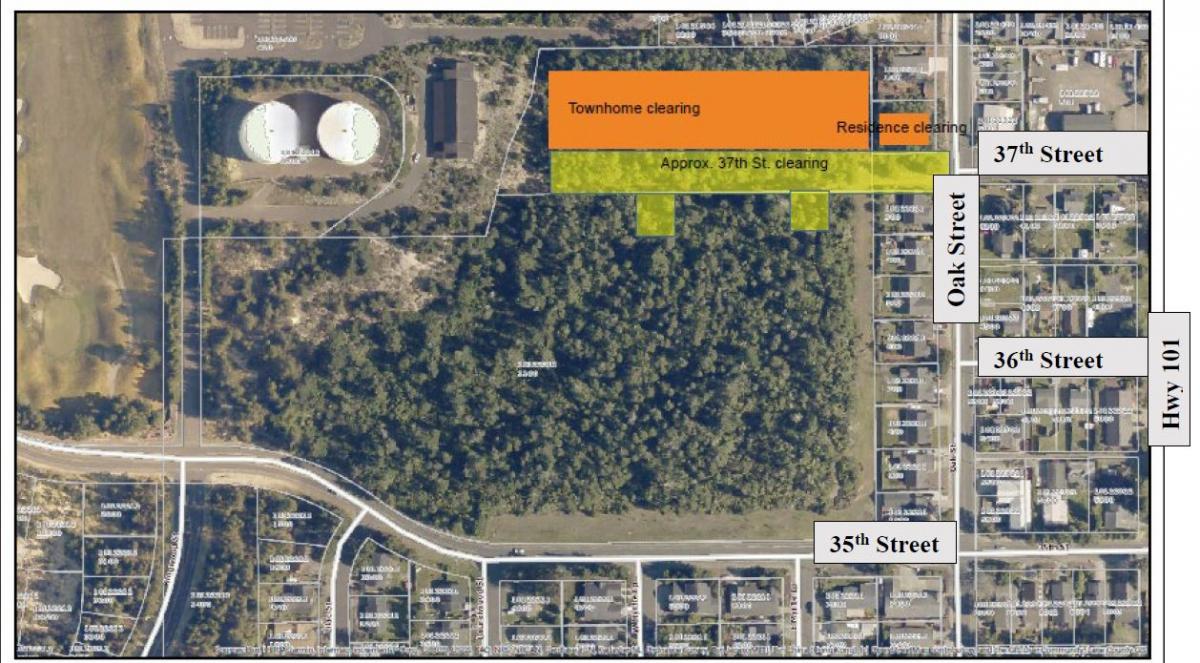 AR 21 18 VEG 11 37th & Oak Street Vegetation Clearing Request for Administrative Staff Review