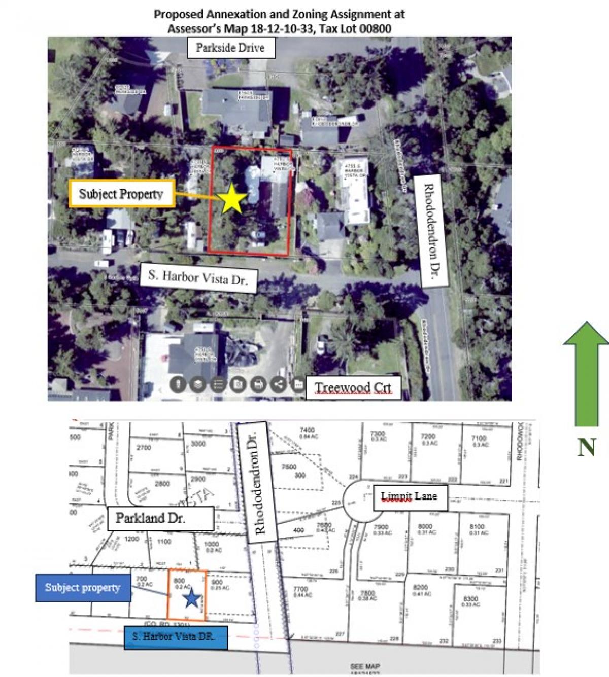 Resolutions PC 24 17 ANN 02 and PC 24 18 ZC 02- S. Harbor Vista Dr. Annexation and Zone Change