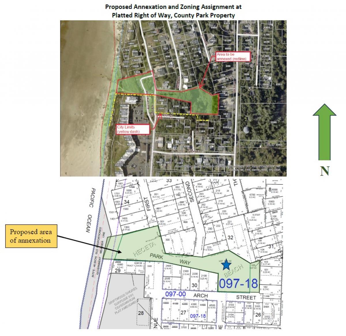 CC 24 01 ANN 01 & CC 24 02 ZC 01 - Lane County Heceta Beach County Park Annexation