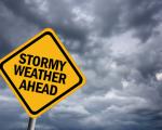 Stormy Weather Ahead Sign